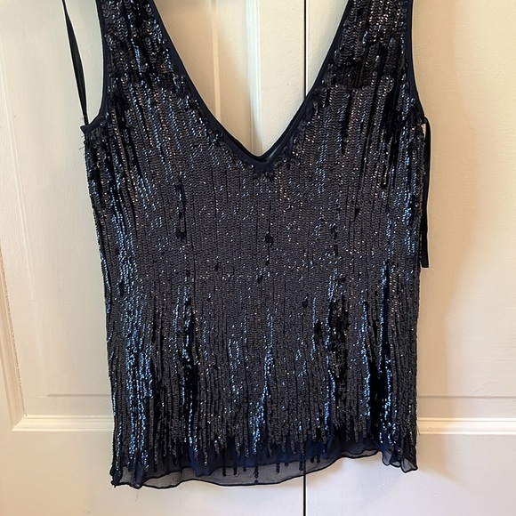 Navy blue sequins top ✨ - Picture 8 of 8